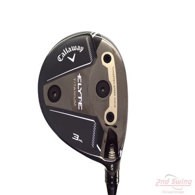 Mint Callaway Elyte Ti Fairway Wood 3 Wood HL 16.5° Mitsubishi Vanquish 5 Graphite Regular Right Handed 43.25in