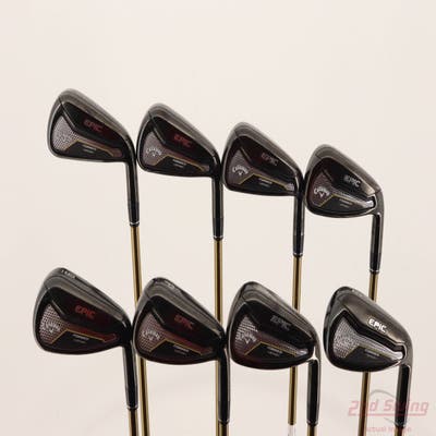 Callaway EPIC Forged Star Iron Set 5-PW AW GW UST ATTAS Speed Series 50 IR Graphite Senior Right Handed +3/4"