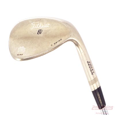 Titleist Vokey SM5 Gold Nickel Wedge Lob LW 58° 11 Deg Bounce K Grind Titleist SM5 BV Steel Wedge Flex Right Handed 35.0in