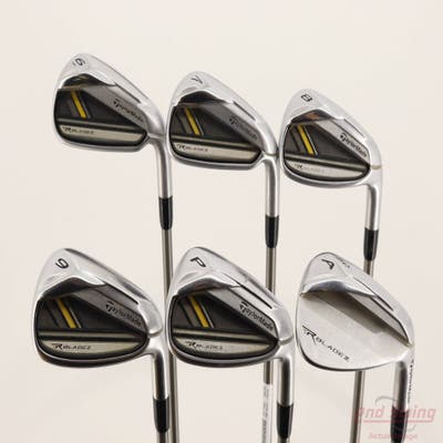 TaylorMade Rocketbladez Iron Set 6-PW AW Aerotech SteelFiber i70 Graphite Regular Right Handed +1/2"