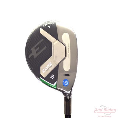 Mint Callaway Elyte Max Fast Fairway Wood 9 Wood 9W 25° Mitsubishi Eldio Green 40 Graphite Ladies Right Handed 40.5in