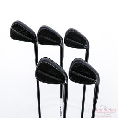 Mint Titleist 2023 T200 Black Iron Set 6-PW True Temper Onyx AMT Red Steel Regular Right Handed -1"