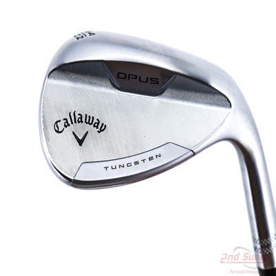 Mint Callaway Opus Platinum Chrome Wedge Sand SW 54° 10 Deg Bounce Z Grind Dynamic Gold Mid 115 Gunmetal Steel Wedge Flex Right Handed 35.25in