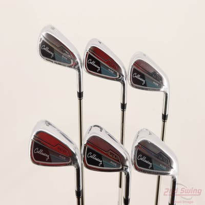 Mint Callaway Reva Rise Iron Set 6-PW GW UST LinQ LTE Graphite Ladies Right Handed STD