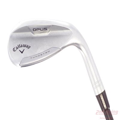 Callaway Opus Platinum Chrome Wedge Sand SW 54° 10 Deg Bounce Z Grind Dynamic Gold Mid 115 Gunmetal Steel Wedge Flex Right Handed 35.25in