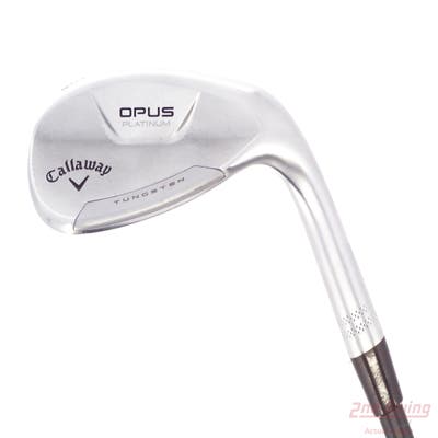Callaway Opus Platinum Chrome Wedge Lob LW 60° 10 Deg Bounce S Grind Dynamic Gold Mid 115 Gunmetal Steel Wedge Flex Right Handed 35.0in