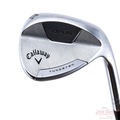 Mint Callaway Opus Platinum Chrome Wedge Sand SW 56° 12 Deg Bounce S Grind True Temper Dynamic Gold Mid 115 TI Wedge GunMetal Steel Wedge Flex Right Handed 35.25in