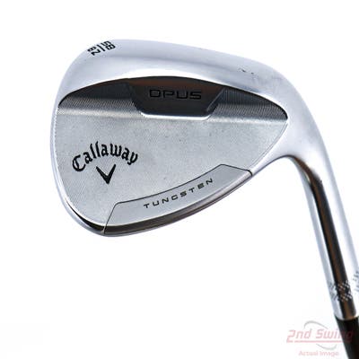 Mint Callaway Opus Platinum Chrome Wedge Lob LW 58° 8 Deg Bounce Z Grind True Temper Dynamic Gold Mid 115 TI Wedge GunMetal Steel Wedge Flex Right Handed 35.0in