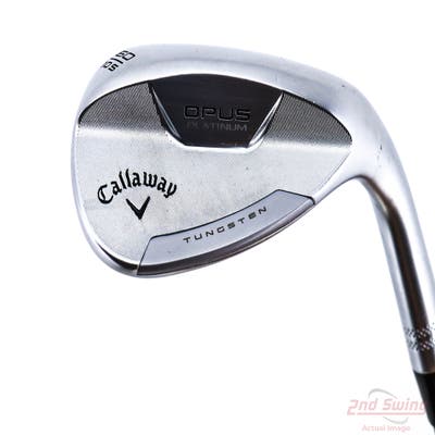 Mint Callaway Opus Platinum Chrome Wedge Lob LW 60° 10 Deg Bounce S Grind True Temper Dynamic Gold Mid 115 TI Wedge GunMetal Steel Wedge Flex Right Handed 35.0in