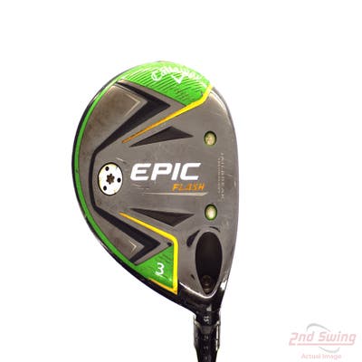 Callaway EPIC Flash Fairway Wood 3 Wood 3W 15° Project X EvenFlow Green 65 Graphite Regular Right Handed 43.5in