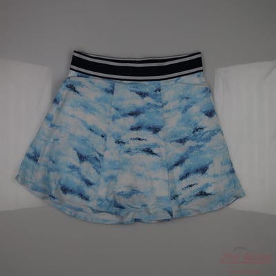 New Womens Greyson Skort Large L Blue MSRP $120