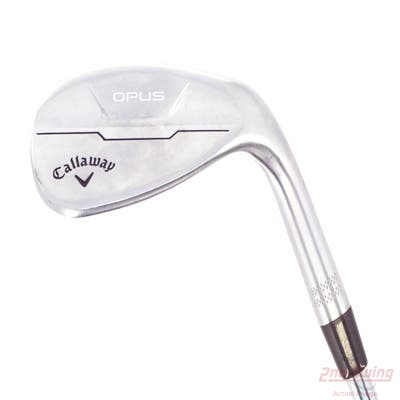 Callaway Opus Brushed Chrome Wedge Lob LW 58° 10 Deg Bounce S Grind Dynamic Gold Mid 115 Wedge Steel Wedge Flex Right Handed 35.0in