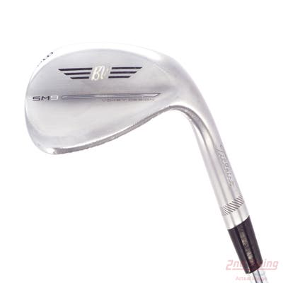 Titleist Vokey SM9 Tour Chrome Wedge Lob LW 58° 12 Deg Bounce D Grind Titleist Vokey BV Steel Wedge Flex Right Handed 35.25in