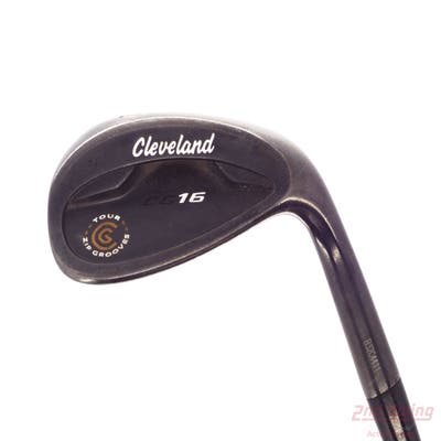 Cleveland CG16 Black Zip Groove Wedge Lob LW 60° 12 Deg Bounce Cleveland Traction Wedge Steel Wedge Flex Right Handed 35.5in
