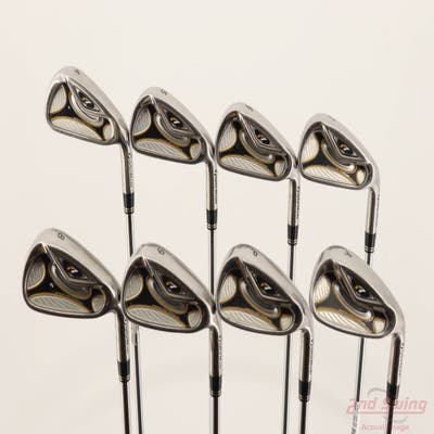 TaylorMade R7 Iron Set 4-PW AW TM T-Step 90 Steel Regular Right Handed +1/4"