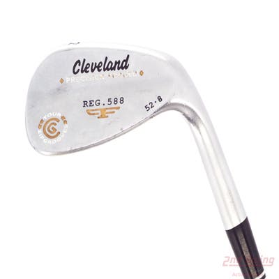 Cleveland 2012 588 Satin Wedge Gap GW 52° 8 Deg Bounce True Temper Tour Concept Steel Wedge Flex Right Handed 35.5in