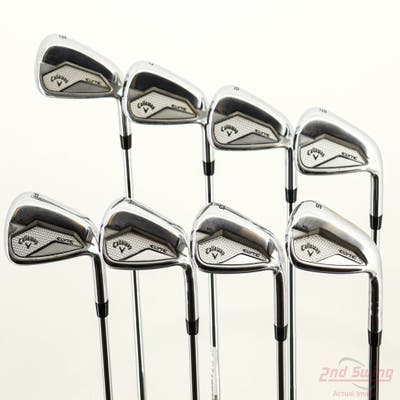 Callaway Elyte HL Iron Set 6-PW AW GW SW True Temper Dynamic Gold Mid 100 S300 Steel Stiff Right Handed -3/4"