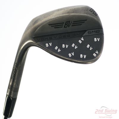 Titleist Vokey SM8 Jet Black Wedge Lob LW 58° 12 Deg Bounce D Grind FST 115 Steel Wedge Flex Left Handed 35.25in