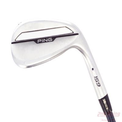 Ping s159 Chrome Wedge Sand SW 54° 12 Deg Bounce S Grind UST Mamiya Recoil 65 Dart Graphite Senior Right Handed Black Dot 35.25in