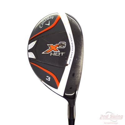 Callaway X2 Hot Fairway Wood 3 Wood 3W Aldila Tour Blue Graphite Stiff Right Handed 43.75in