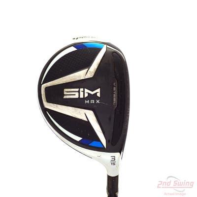 TaylorMade SIM MAX Fairway Wood 3 Wood 3W 15° Aldila NV Ladies 45 Graphite Ladies Right Handed 42.0in