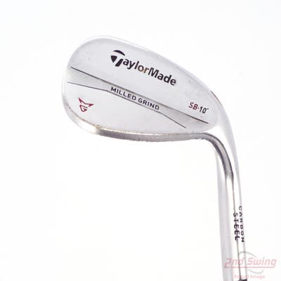 TaylorMade Milled Grind Satin Chrome Wedge Lob LW 60° 10 Deg Bounce SB True Temper Dynamic Gold S200 Steel Stiff Right Handed 35.25in
