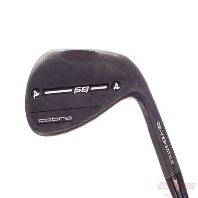 Cobra KING SB Black Wedge Pitching Wedge PW 48° 8 Deg Bounce FST KBS Hi-Rev 2.0 125 Steel Stiff Right Handed 35.75in