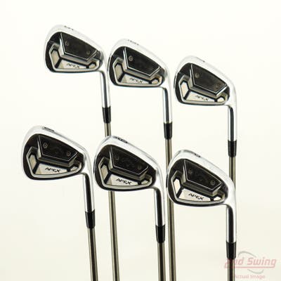 Callaway 2024 Apex TCB Iron Set 5-PW Aerotech SteelFiber i110cw Graphite Stiff Right Handed +3/4"