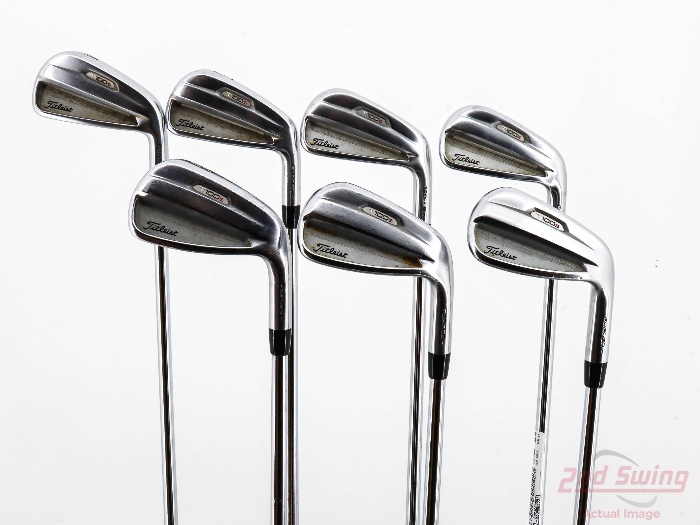 タイトリスト T100S 2021 モデル 4 - PW プロジェクトX Titleist T100S Irons 4-PW w/ Project X LZ 6.0 Steel Shafts