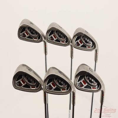 Ping G15 Iron Set 6-PW GW Ping AWT Steel Regular Right Handed Red dot STD