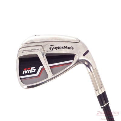 TaylorMade M6 Single Iron Pitching Wedge PW Fujikura ATMOS 6 Orange Graphite Regular Right Handed 35.0in