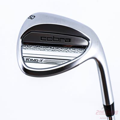 Mint Cobra 2025 King-X Chrome Wedge Gap GW 50° True Temper Vector Wedge Steel Wedge Flex Right Handed 35.75in