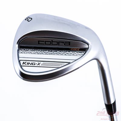 Mint Cobra 2025 King-X Chrome Wedge Lob LW 60° True Temper Vector Wedge Steel Wedge Flex Right Handed 35.25in