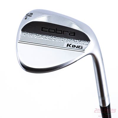 Mint Cobra 2025 King Chrome Wedge Gap GW 52° 8 Deg Bounce Versatile Dynamic Gold Spinner TI Steel Wedge Flex Right Handed 35.5in
