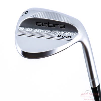 Mint Cobra 2025 King Chrome Wedge Lob LW 60° 8 Deg Bounce Versatile Dynamic Gold Spinner TI Steel Wedge Flex Right Handed 35.25in