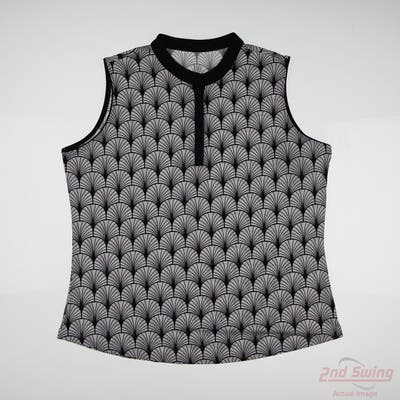 New Womens Tail Sleeveless X-Large XL Black/White MSRP $96