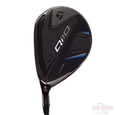 TaylorMade Qi10 Fairway Wood 3 Wood 3W 15° Graphite Design Tour AD IZ-6 Graphite Stiff Left Handed 43.5in