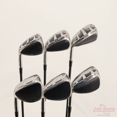 Cleveland Launcher XL Halo Iron Set 6-PW AW FST KBS MAX Graphite 45 Graphite Ladies Left Handed -1/4"
