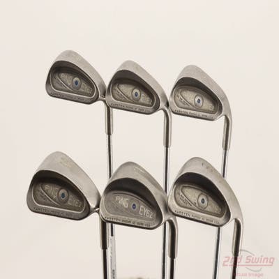 Ping Eye 2 Iron Set 7-PW SW LW Ping ZZ Lite Steel Stiff Right Handed Blue Dot +1/4"