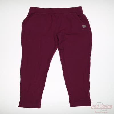 New Womens Straight Down Pants Small S x29 Pink MSRP $80