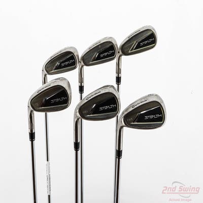 TaylorMade Stealth HD Iron Set 5-PW FST KBS MAX 85 MT Steel Regular Left Handed +1/4"