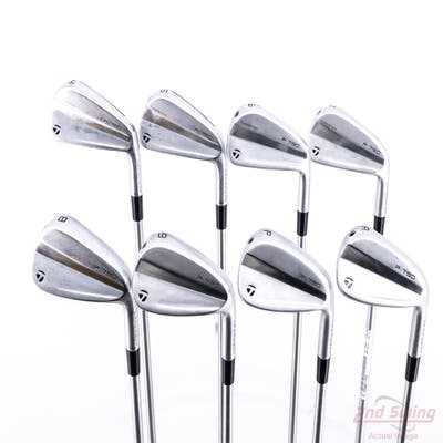 TaylorMade 2023 P790 Iron Set 4-PW AW FST KBS Tour C-Taper Lite 110 Steel Stiff Right Handed +1/4"