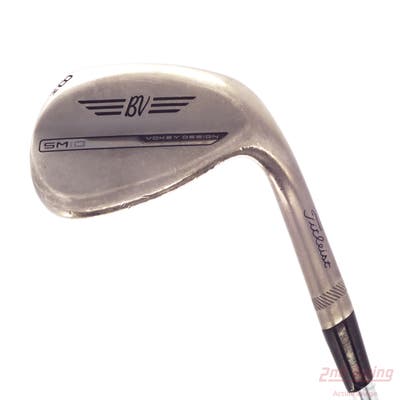 Titleist Vokey SM10 Nickel Wedge Lob LW 58° 8 Deg Bounce M Grind Titleist Vokey BV Steel Wedge Flex Right Handed 35.0in