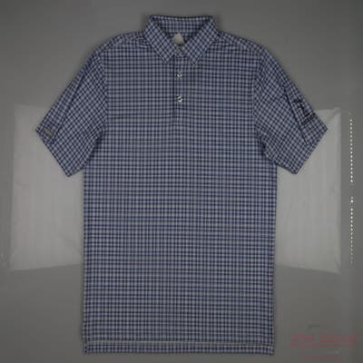 New W/ Logo Mens Straight Down Polo Medium M Multi MSRP $90
