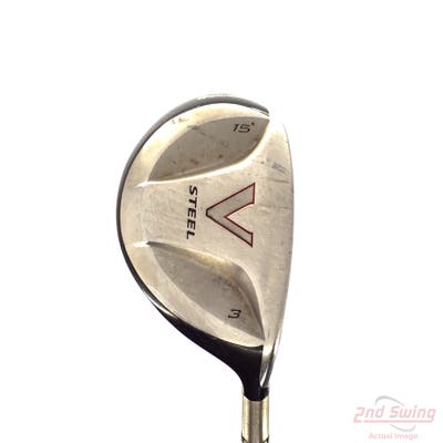 TaylorMade V Steel Fairway Wood 3 Wood 3W 15° TM M.A.S.2 Graphite Stiff Right Handed 43.0in