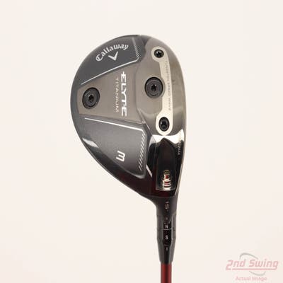 Mint Callaway Elyte Ti Fairway Wood 3 Wood 3W 15° Fujikura Ventus Velocore+ Red 7 Graphite X-Stiff Right Handed 43.5in