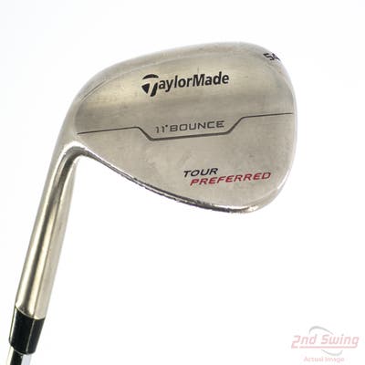 TaylorMade 2014 Tour Preferred Bounce Wedge Sand SW 54° 11 Deg Bounce Stock Steel Shaft Steel Wedge Flex Left Handed 35.75in