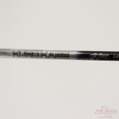 Used W/ TaylorMade RH Adapter Mitsubishi Golf Kuro Kage Silver Dual Core 60 Driver Shaft Stiff 44.5in