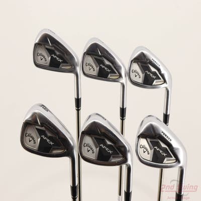 Callaway Apex 19 Iron Set 6-PW AW UST Mamiya Recoil Dart ESX 460 F2 Graphite Senior Right Handed +1/2"