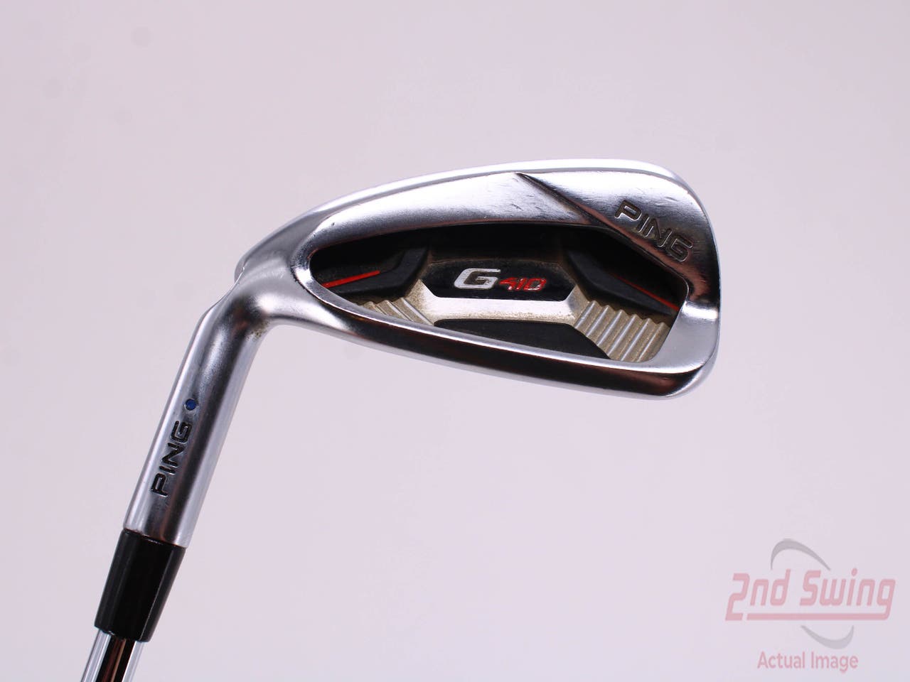 Ping G410 Single Iron 7 Iron Dynalite Gold 120 S300 Steel Stiff Left Handed Blue Dot 37.0in